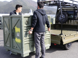 米軍払い下げ コンテナボックス｜製品一覧｜HARD CARGO JAPAN｜ハードカーゴジャパン-軽トラ用ラックキット